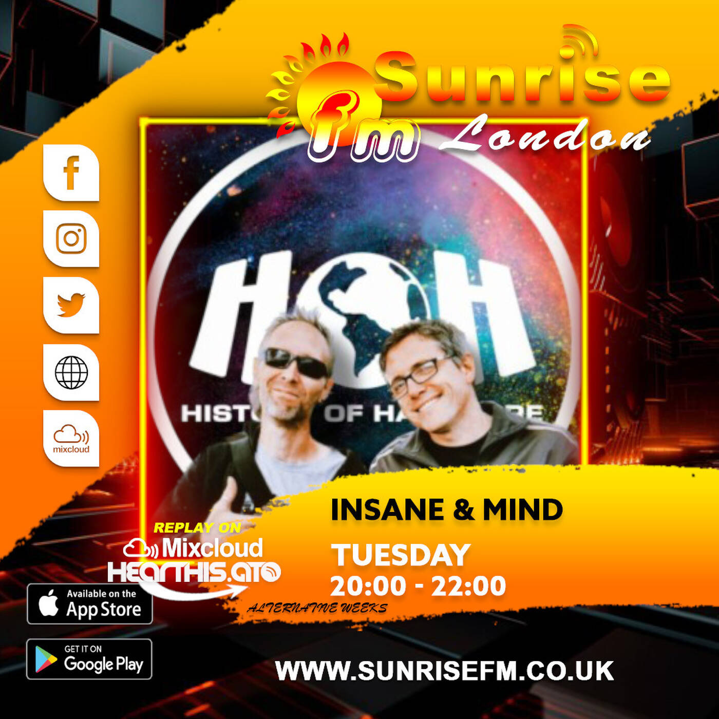 Insane & Mind (History Of Hardcore) - Tues 3rd Mar 2026 episode artwork