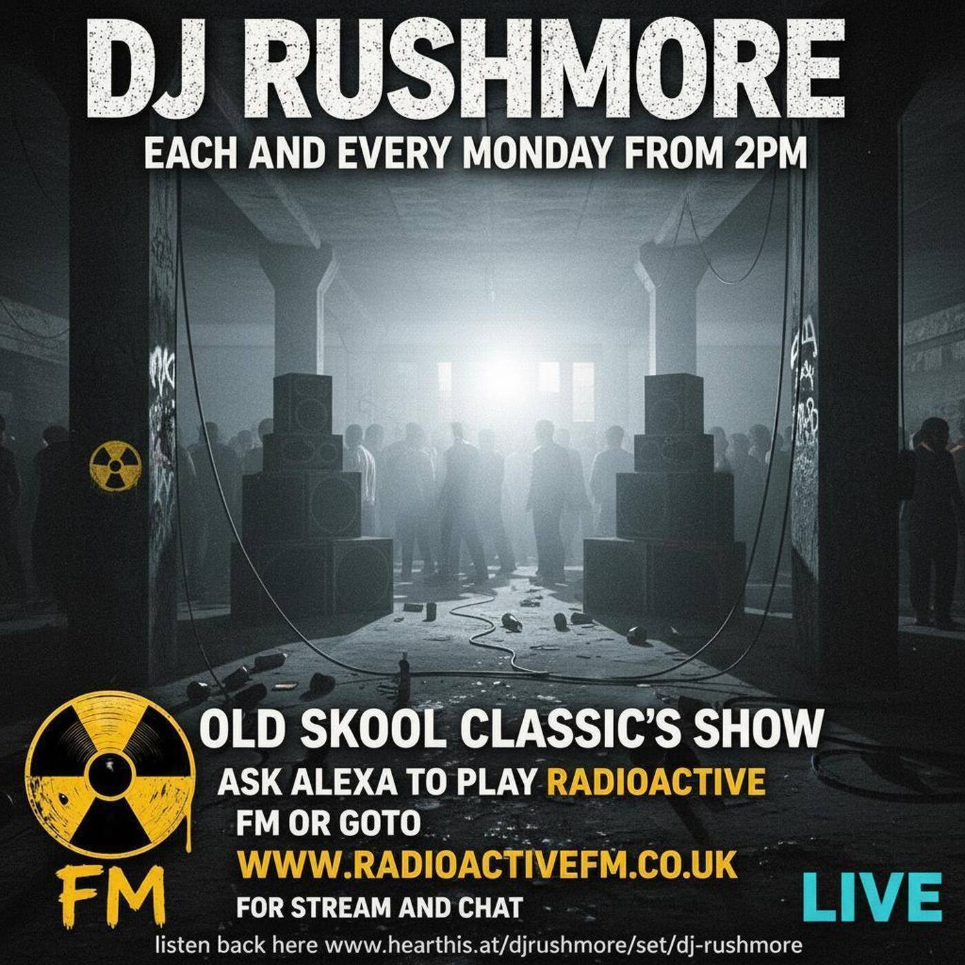 11'05'2026  DJ RUSHMORE presents THE RUSH HOUR live on www.radioactivefm.co.uk episode artwork