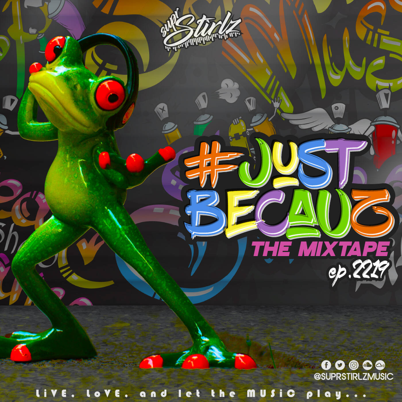 #justBecauz 2219: the live stream that didn't happen (explicit) episode artwork