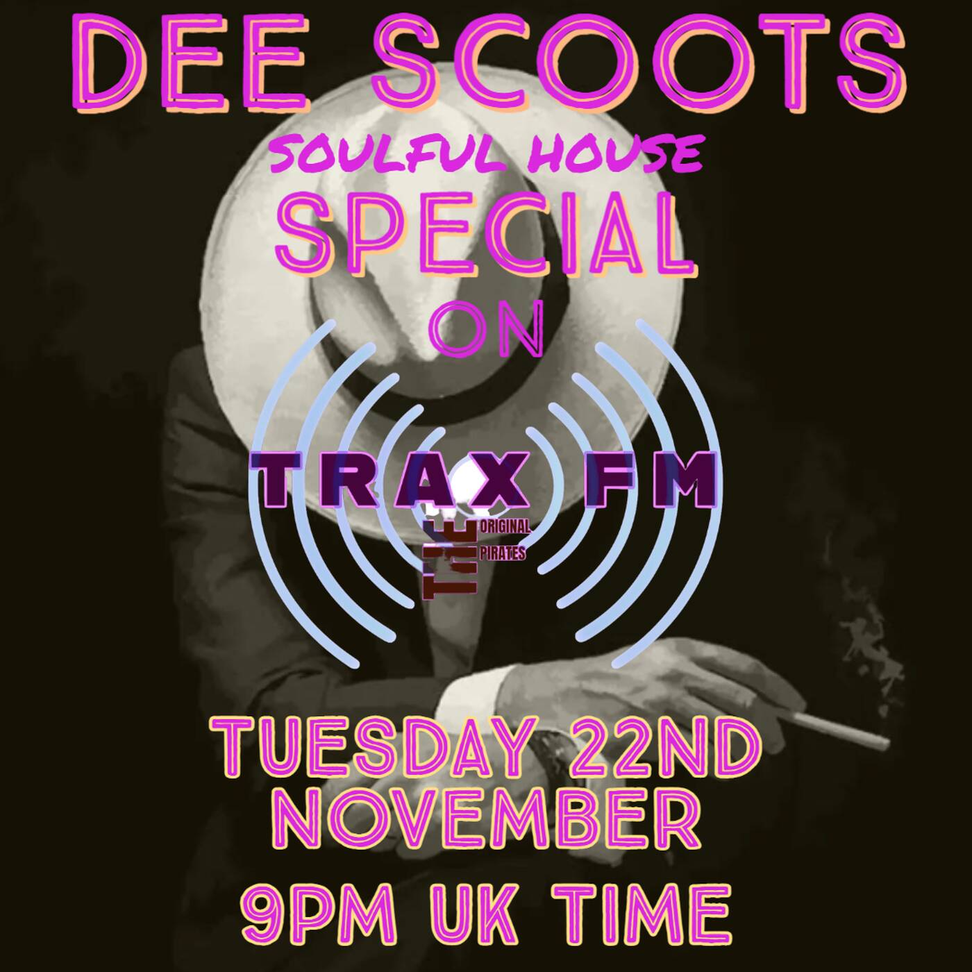 Dee Scoots Replay On www.traxfm.org - 22nd November 2022 episode artwork