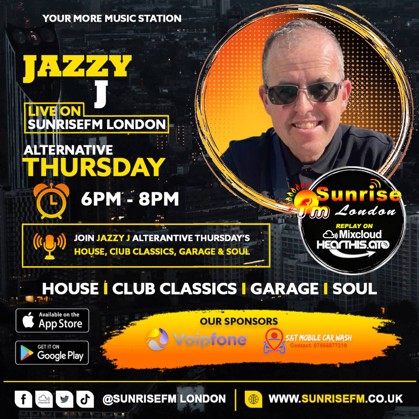 Jazzy J (Mi Casa Su Casa) - Thur 6th Aug 2026