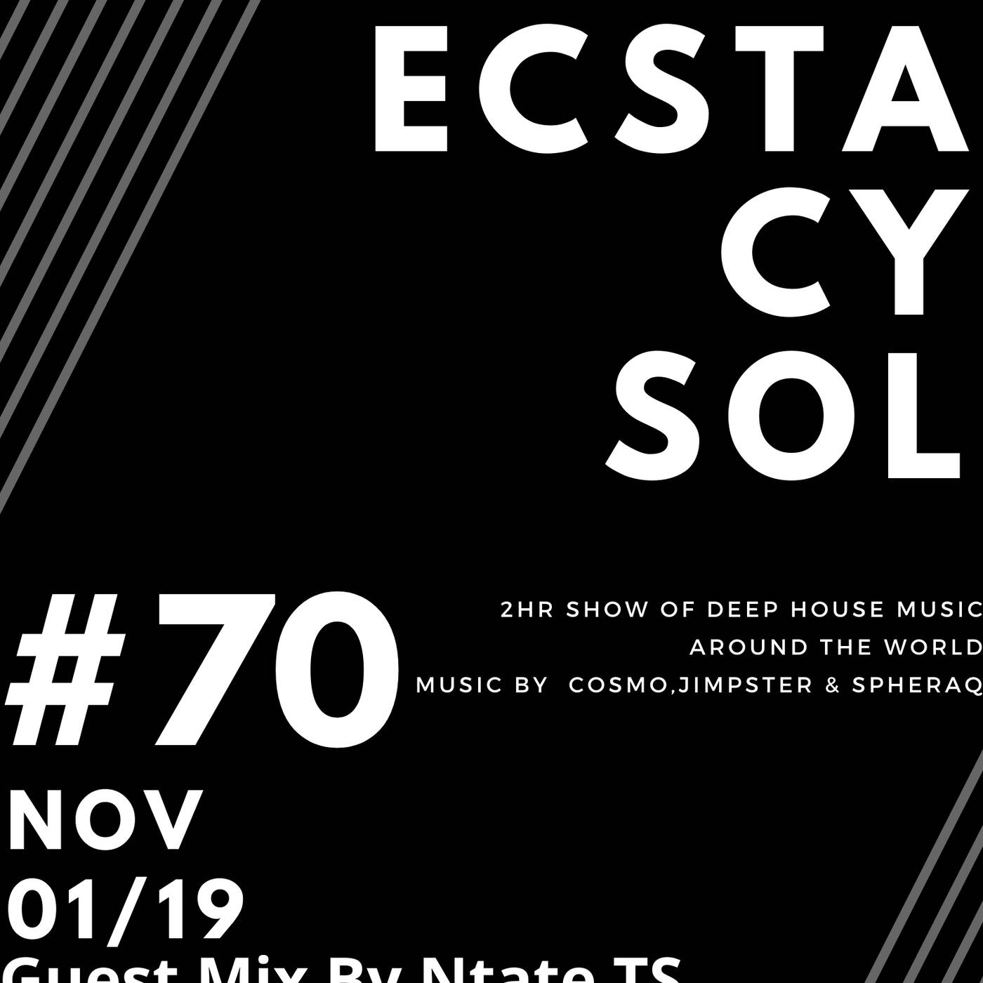 Bandros-Pure Ecstacy SOL'2 Hour Deep House Mix'#70 episode artwork