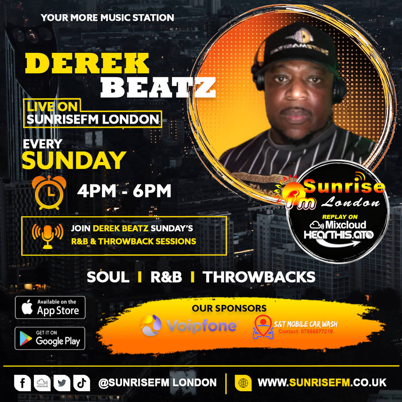 Derek Beatz - Sun 9th Aug 2026
