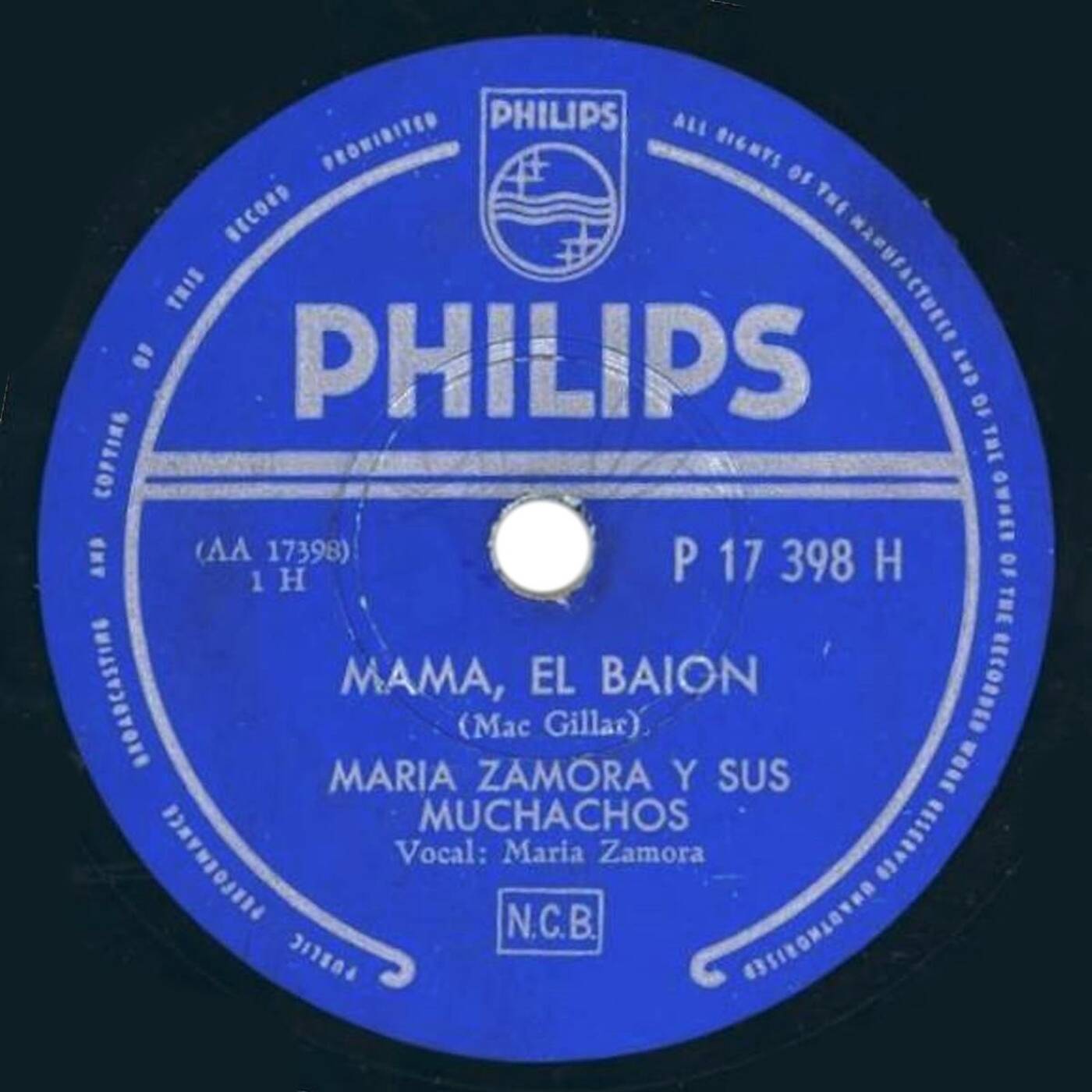 78 Maria Zamora Y Sus Muchachos - Mama, El Baion 1954 episode artwork