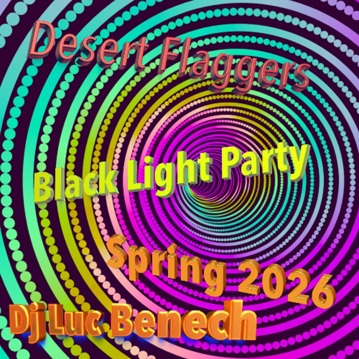 Flaggers Serie - 2026 - Palm Springs  Flaggers Black Light Party 2026 Live episode artwork