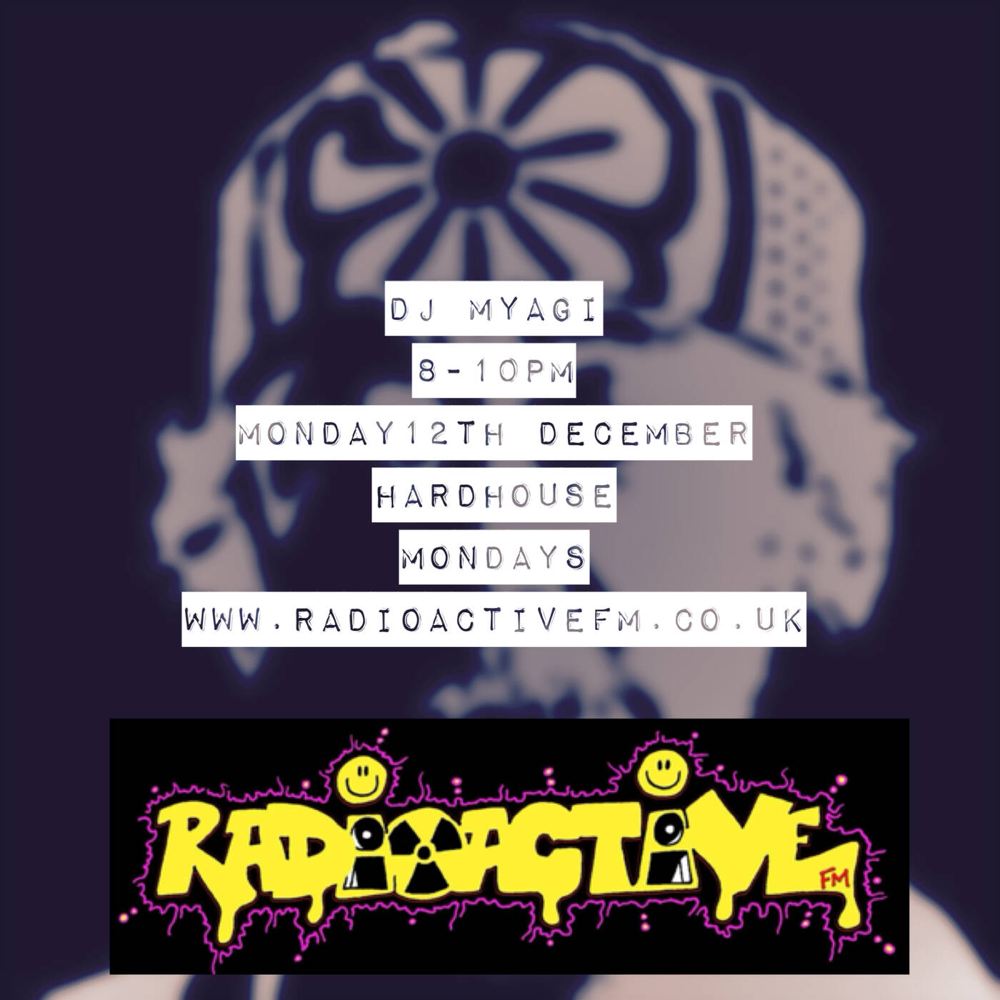 Dj Myagi Hardhouse Monday radio show 12-12-22 episode artwork