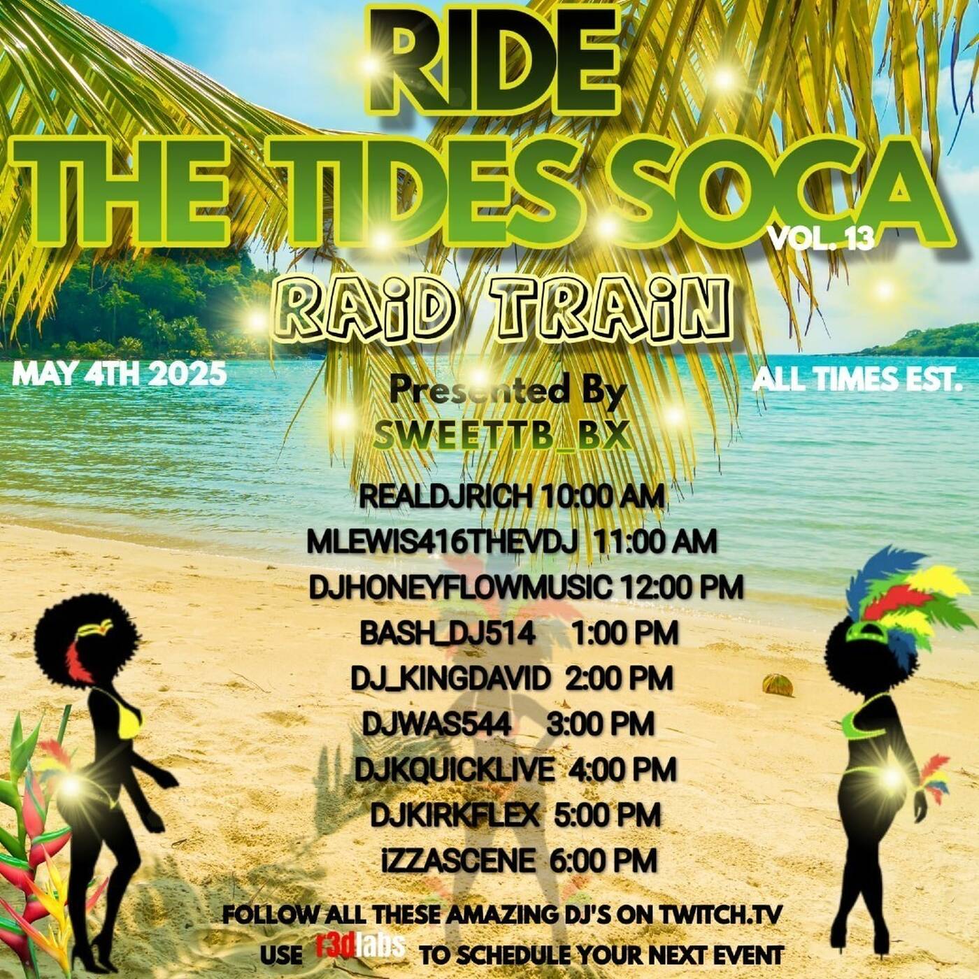 RIDETHETIDESSOCARAIDTRAINVOL.13 Presented By @sweettb_bx 4-5PMEST‼️(MAY 04, 2025) episode artwork