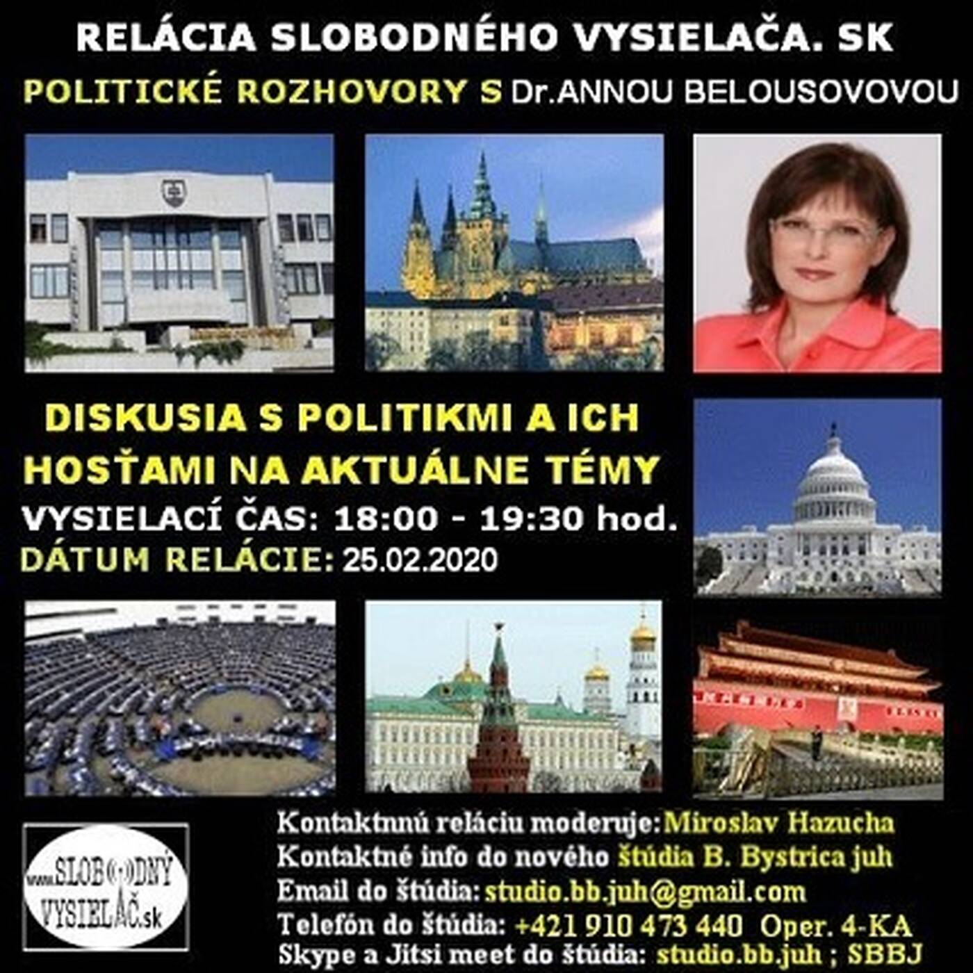 Politické rozhovory 36 - 2020-02-25 Dr. Anna Belousovová episode artwork
