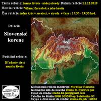 Korene 54 - 2019-12-11 Zázrak života – nádej obrody... by Slobodný Vysielač