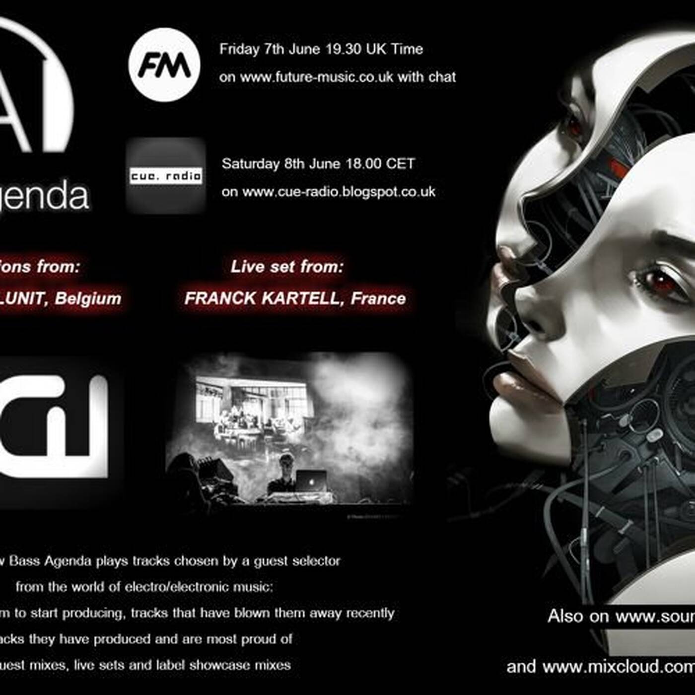 Bass Agenda 55 with guest selections from MicroControlUnit & Franck Kartell Live episode artwork