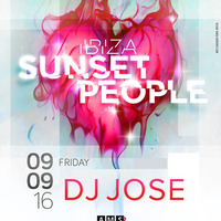 DJ JOSE - Live @ Sunset People 9-9-16 Tanit Ibiza by AMS2IBZ