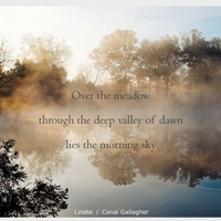 16 Minute Sunrise_"Naviarhaiku118 - Over the meadow" by Ed Mundio