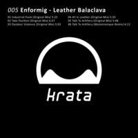 [krata005] Enformig - Leather Balaclava