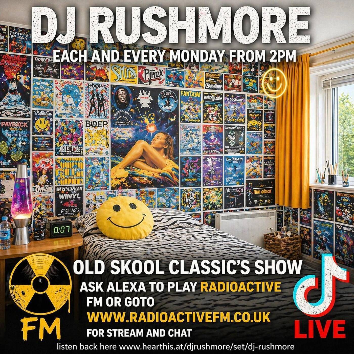 27'4'26 DJ RUSHMORE presents THE RUSH HOUR live on www.radioactivefm.co.uk episode artwork