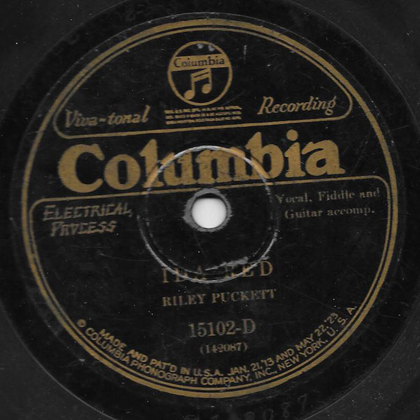 78 Riley Puckett - Ida Red (Columbia 1926) episode artwork