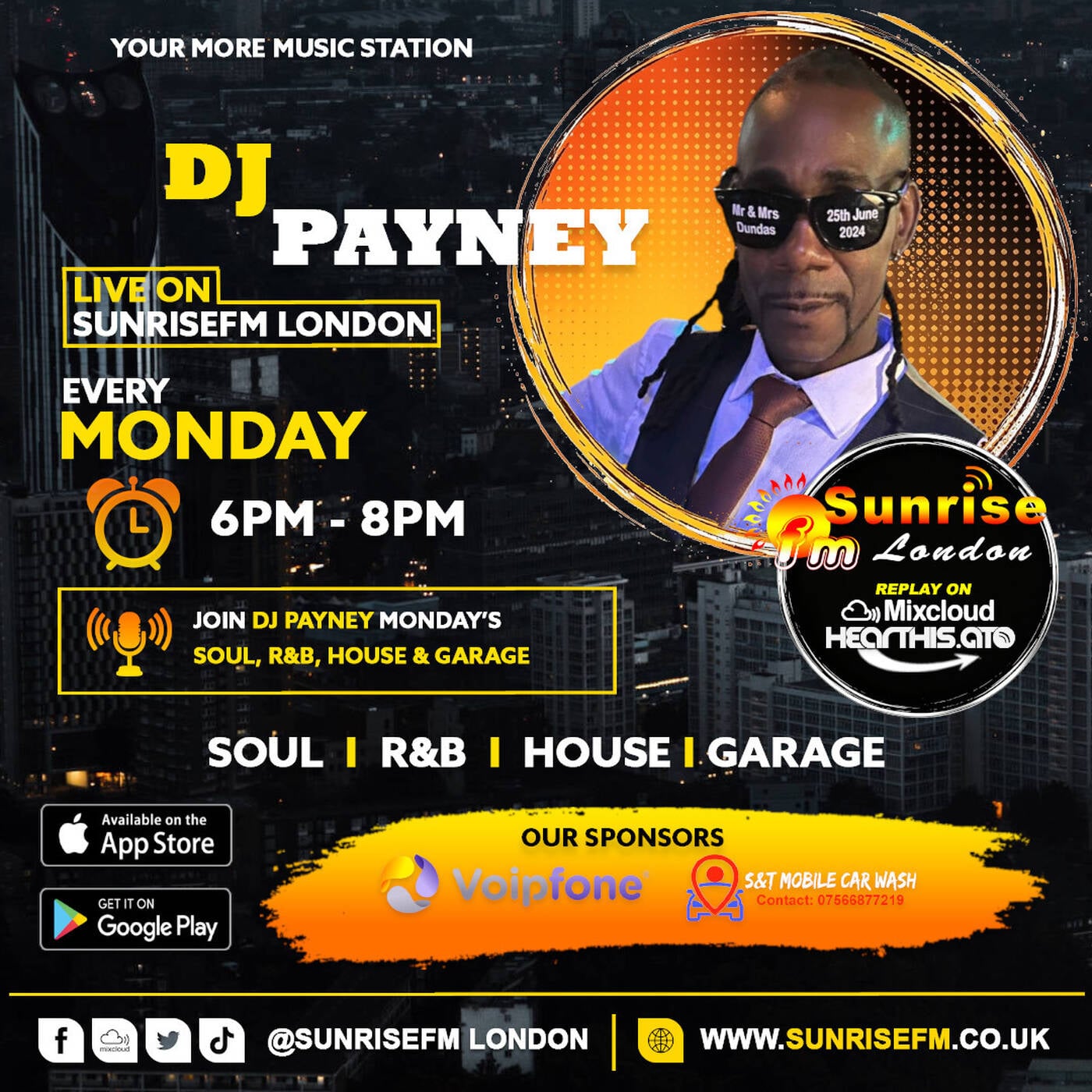 DJ Payney - Mon 17th Aug 2026 episode artwork