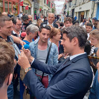 Gabriel Attal en visite au Mans by Frequence Sillé