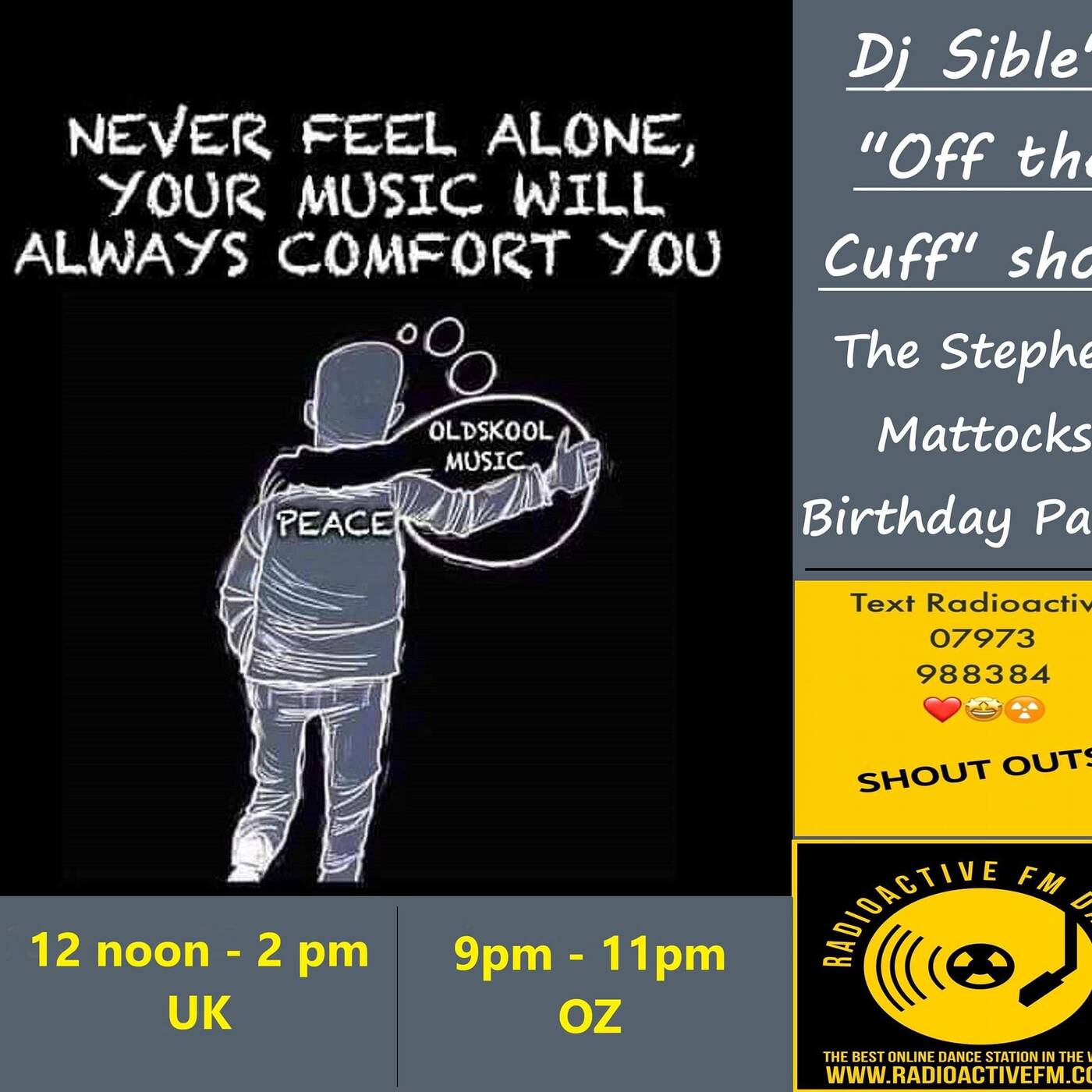 Dj Sible Oldskool Vinyl Set......Off The Cuff The Stephen Mattocks Birthday Party....30.4.21 episode artwork