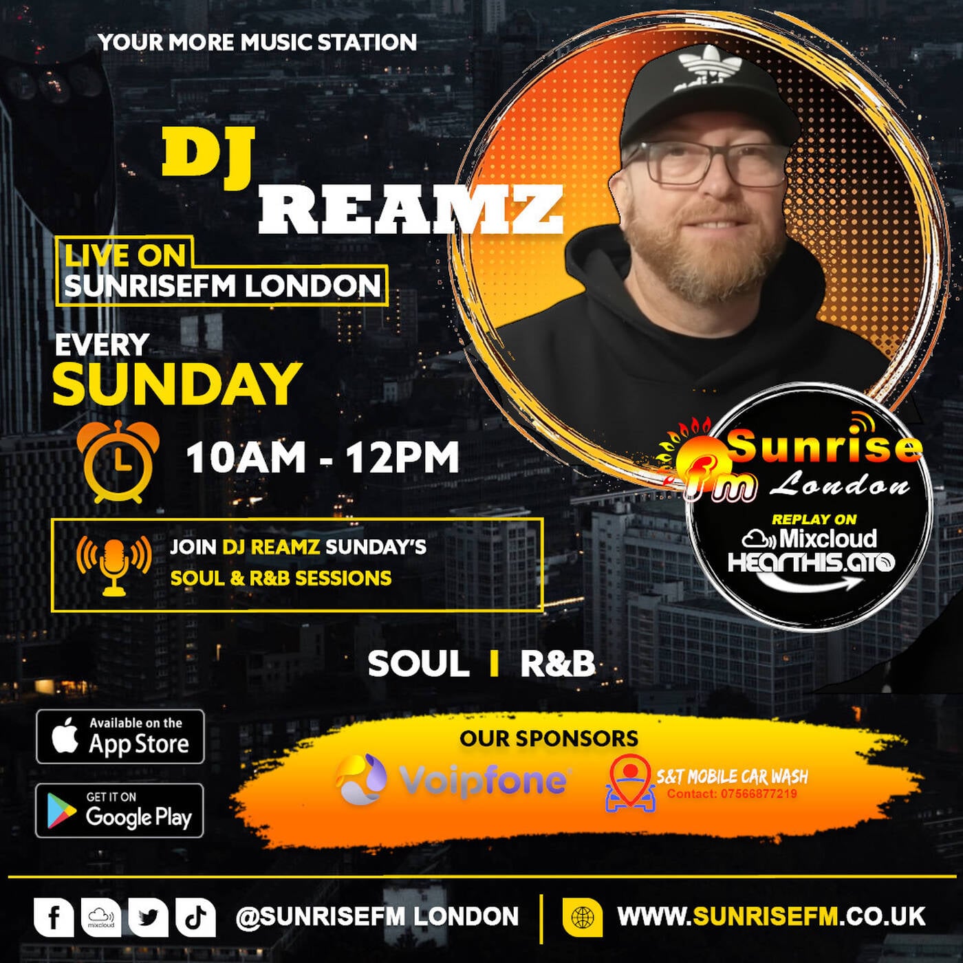 DJ Reamz - Sun 16th Aug 2026 episode artwork
