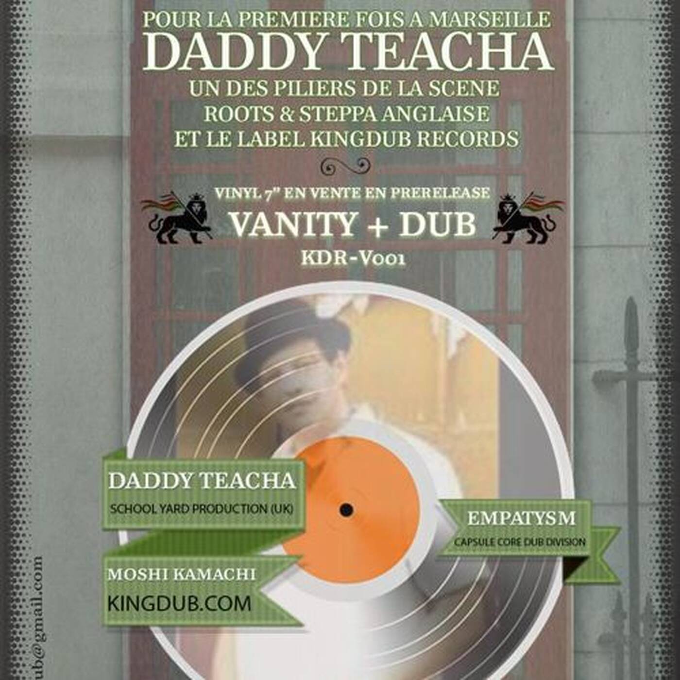Moshi Kamachi - KingDUB Records Party _ WARM UP For DADDY TEACHA / MOLOTOV (Marseille, Fr)