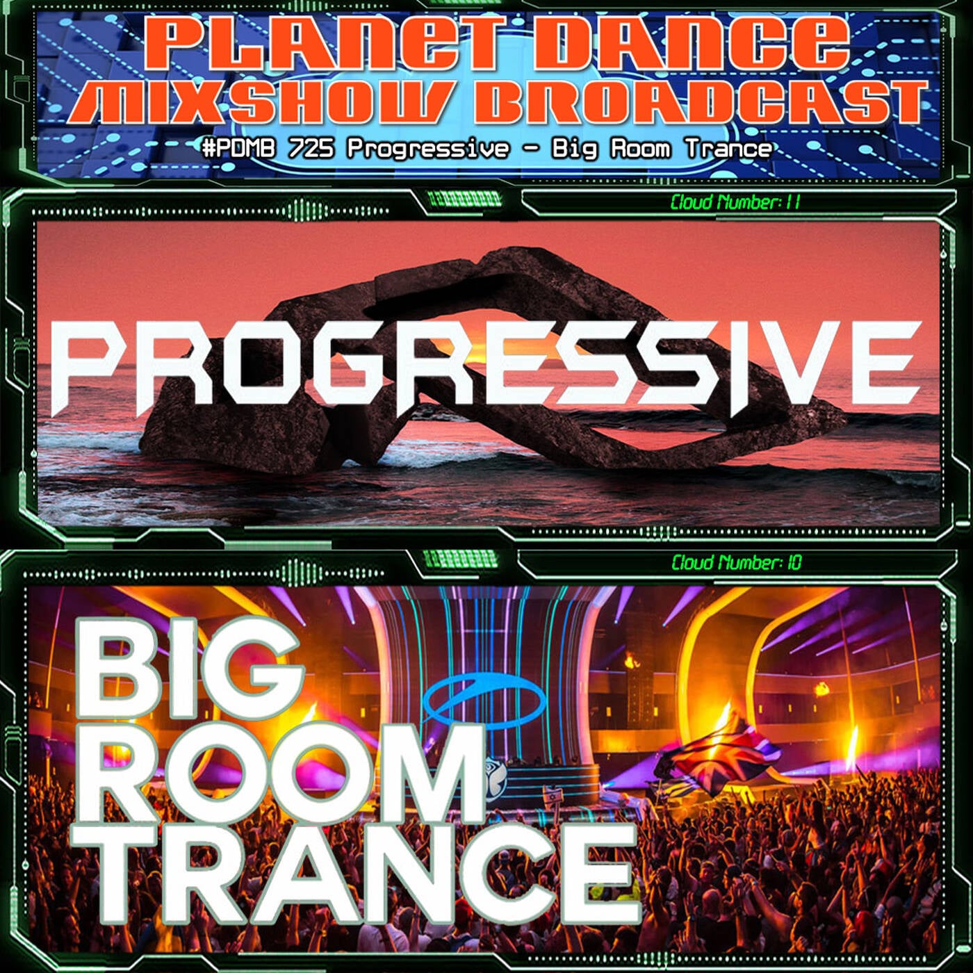 Planet Dance Mixshow Broadcast 725 Progressive - Big Room Trance episode artwork