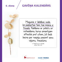 Gavēņa kalendārs | RML S06E07 | Gavēņa 6. diena | Māc. Edgars Mažis | 23.02.2021 by Radio Marija Latvija