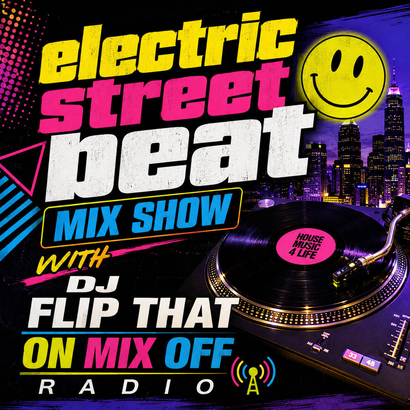Play Electric Street Beat Mix Show 6-15-26 ( DJ Mix Show ) 90s House Music - 90s Techno - 90s Big Beat- After Hours