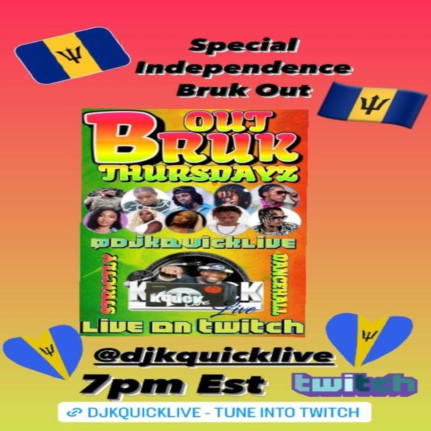 SPECIAL🇧🇧INDEPENDENCE🇧🇧BRUK💥OUT🇧🇧MIX💥SHOW🇧🇧🕖7-8🕗🇧🇧PM🚨EST‼️ | @djkquicklive IN THE MIX (Nov 30, 2023)