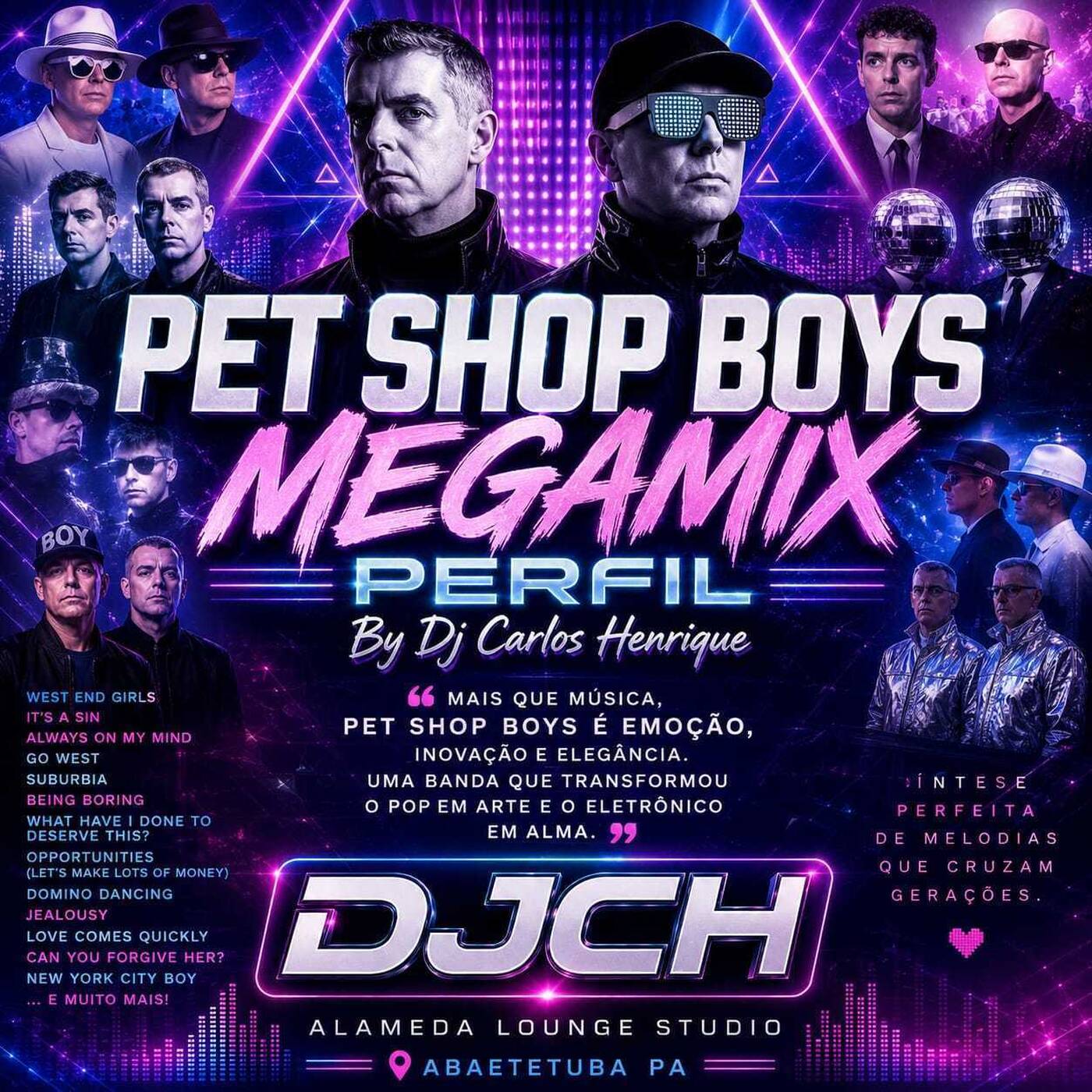 PET SHOP BOYS MEGAMIX DJCH episode artwork