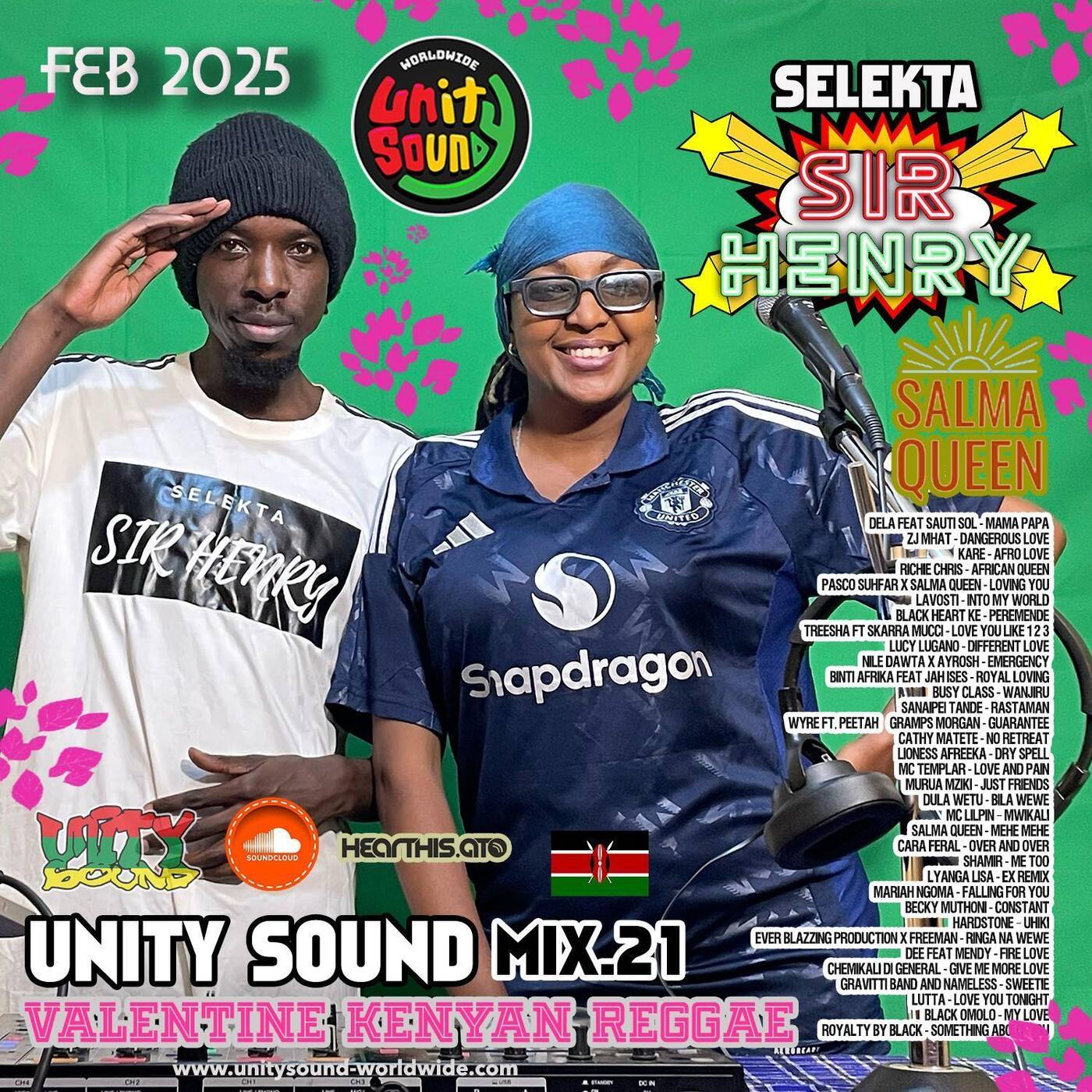 Play Selekta Sir Henry x Salma Queen - Unity Sound Mix v21 - Valentines Kenyan Reggae Edition 2025