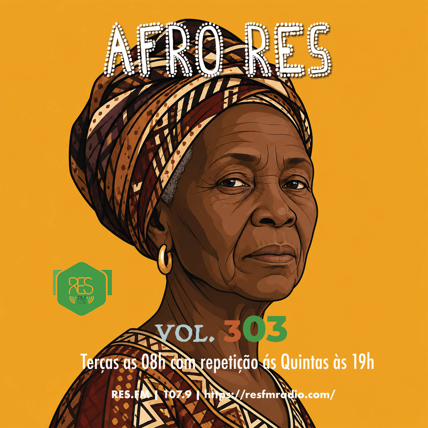 Play AFRO RES - AFRICANGROOVE RADIO SHOW 303 - RES FM 107.9 FM (PORTUGAL)