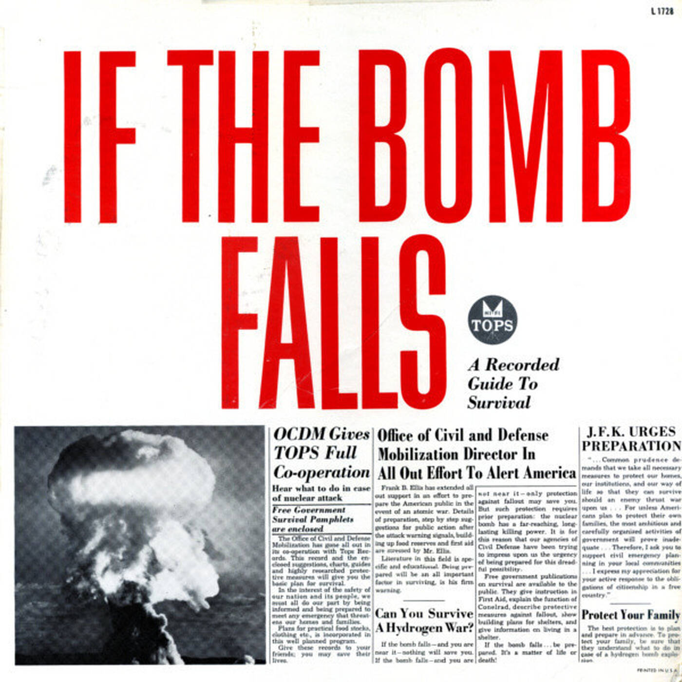 If The Bomb Falls - A Recorded Guide To Survival (David Wiley 1961) episode artwork