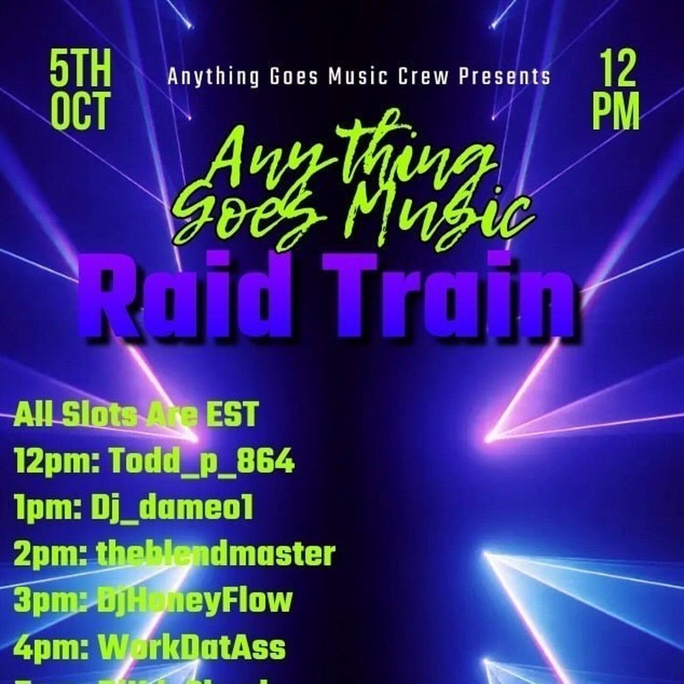 BRUKOUTTHURSDAYZANYTHINGGOESMUSICRAIDTRAIN 7-9PMEST‼️ | @djkquicklive IN THE MIX (Oct 5, 2023) episode artwork