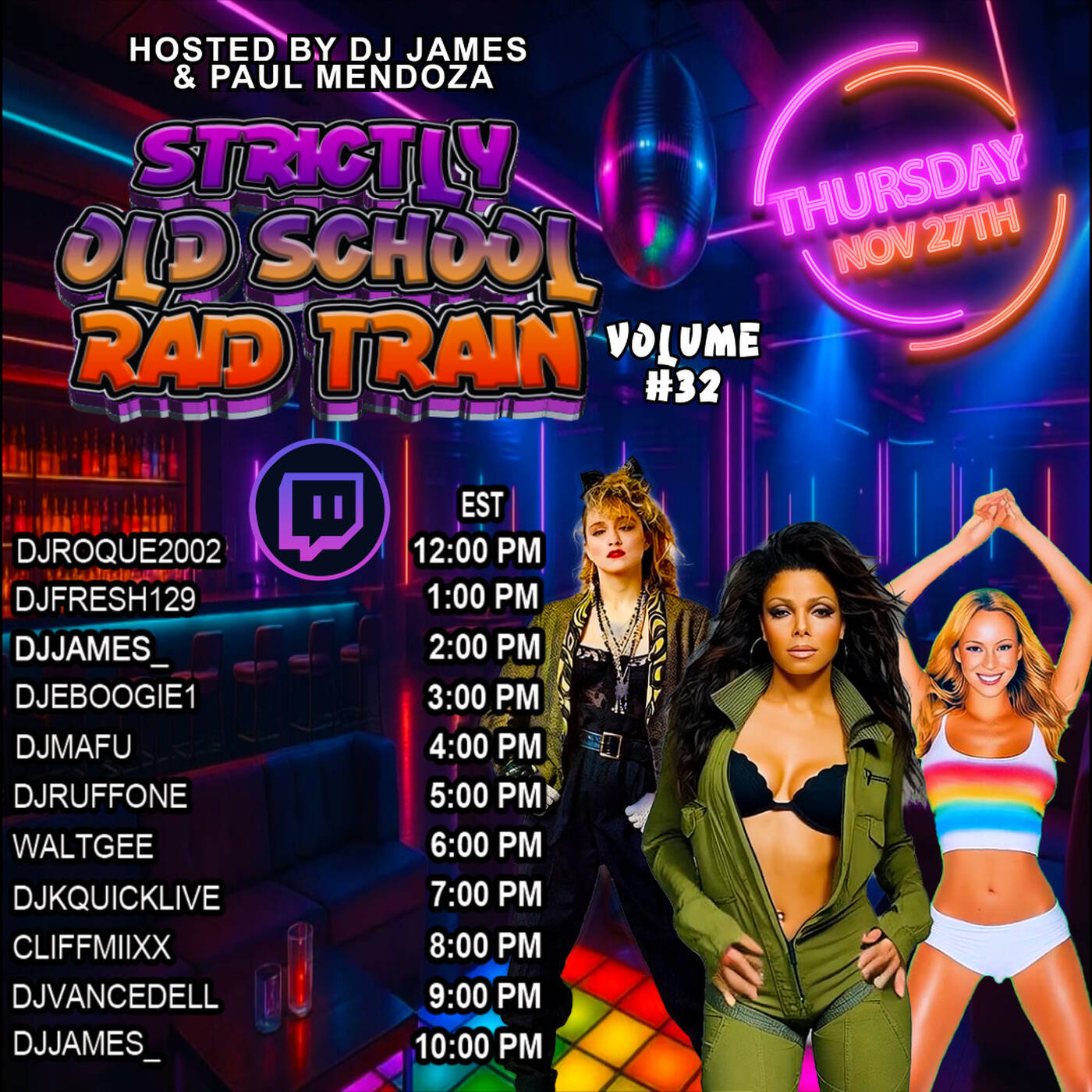 STRICTLYOLDSCHOOLRAID️TRAINVOL.32 Powered By @paulmendoza51 & @DJJames_7-8PMEST‼️(NOV 27, 2025) episode artwork