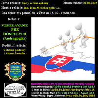 Vzdelávanie pre dospelých 361 - 2023-07-24 Volebné podvody a čierna kronika by Slobodný Vysielač