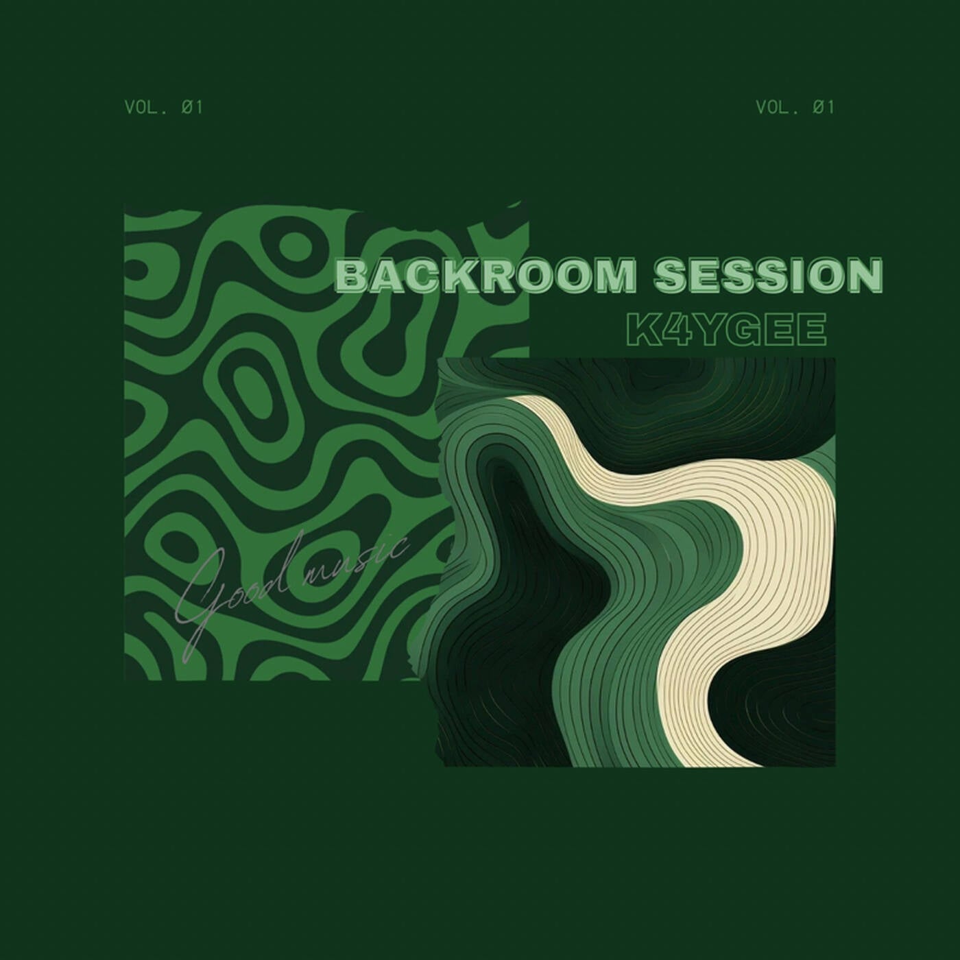 Backroom Session 01 mixed and complied by K4YGEE episode artwork