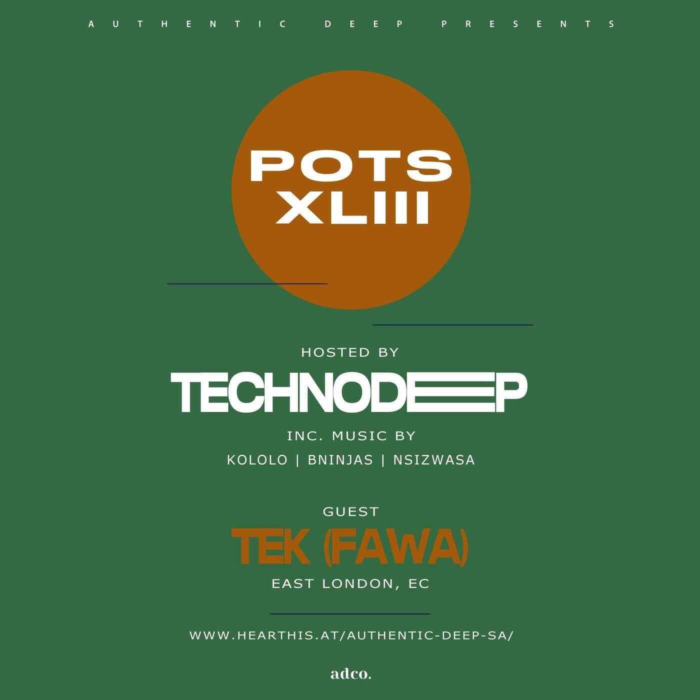 Portraits Of The Soul - XLIII (Guest Mix by Tek(FAWA)) episode artwork