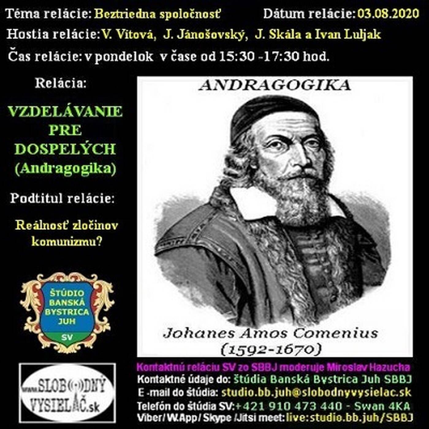 Vzdelávanie pre dospelých 208 - 2020-08-03 Beztriedna spoločnosť episode artwork