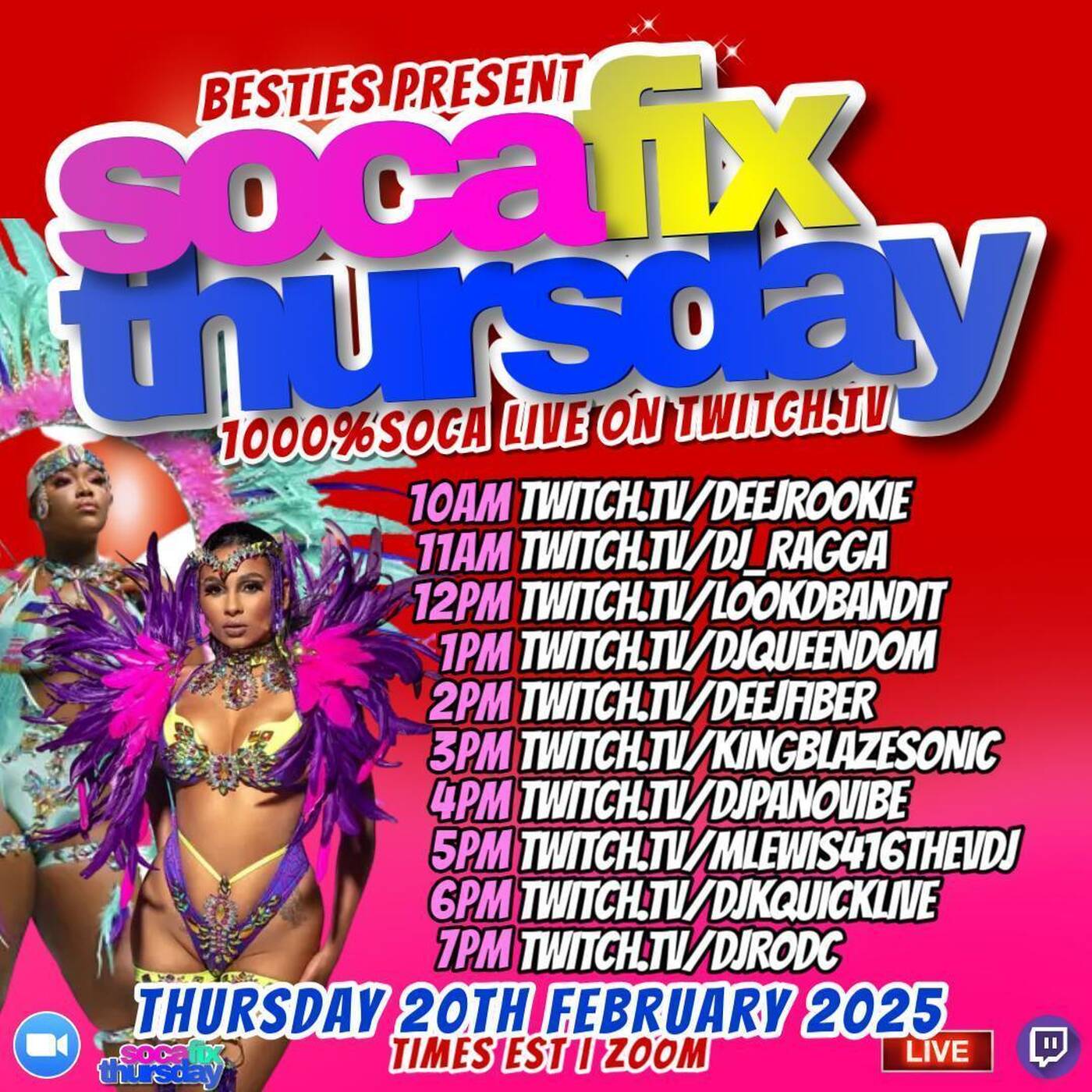 SOCAFIXTHURSDAYRAIDTRAINHosted By BESTIE6-7PMEST‼️ (FEB 20, 2025) episode artwork