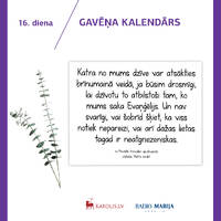 Gavēņa kalendārs | RML S06E18 | Gavēņa 16. diena | Pr. Mārtiņš Klušs | 06.03.2021 by Radio Marija Latvija