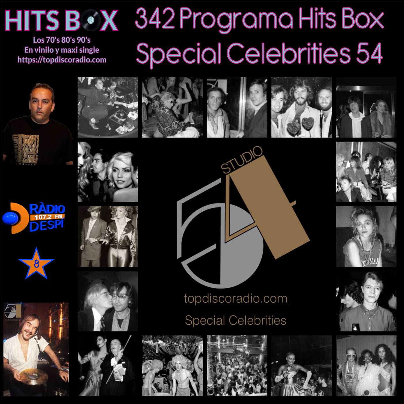 342 Programa Hits Box Vinyl Edition Especial Studio 54 NY Celebrities episode artwork