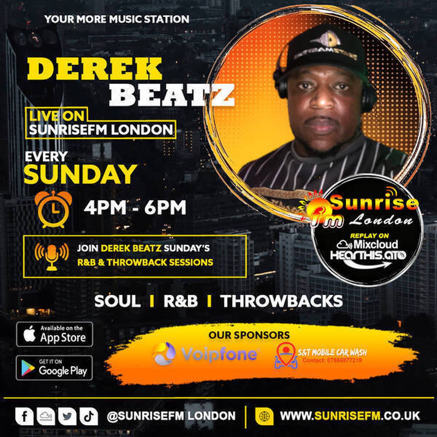 Derek Beatz - Sun 23rd Aug 2026 episode artwork