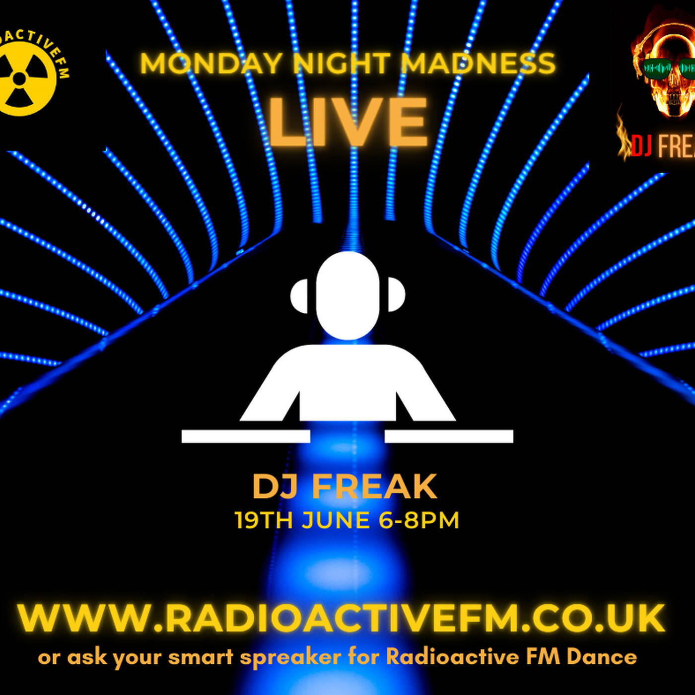 DJ Freak Radioactive FM 19th June 2023 episode artwork