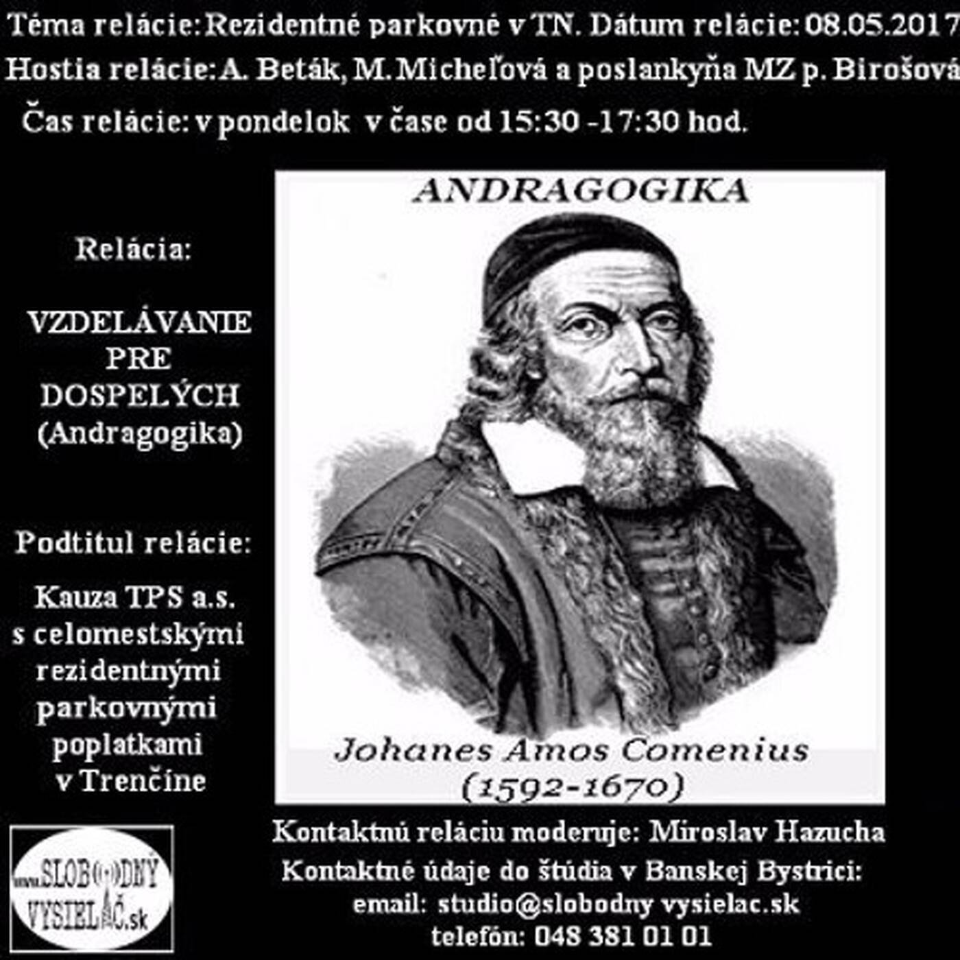 Vzdelávanie pre dospelých 46 - 2017-05-08 Rezidentné parkovné v Trenčíne episode artwork