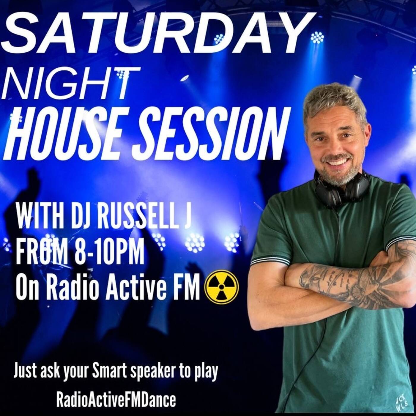 RUSSELL J SATURDAY NIGHT HOUSE SESSION Radio Show on RadioActive FM. 23/11/24. episode artwork