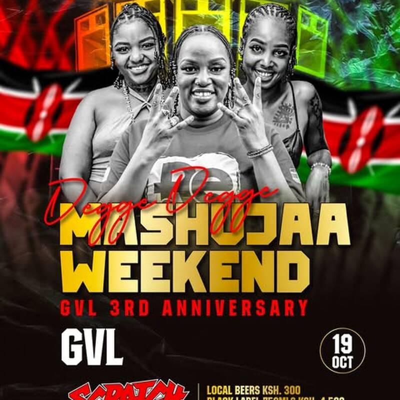 MYSTIC PLATE - G.V.L 3RD ANNIVERSARY DEGGE DEGGE REGGAE SUNDAY MASHUJAA WEEKEND - DEEJAY MIXSTAR X REAL SKYLARKS