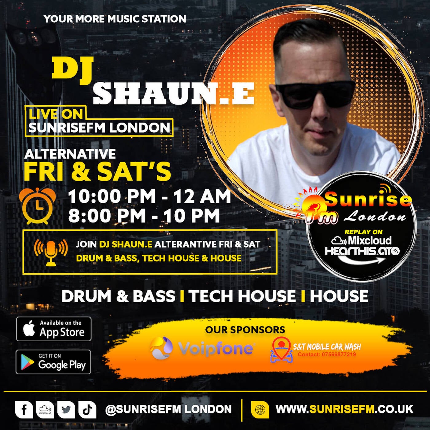 DJ Shaun.E - Fri 21st Aug 2026