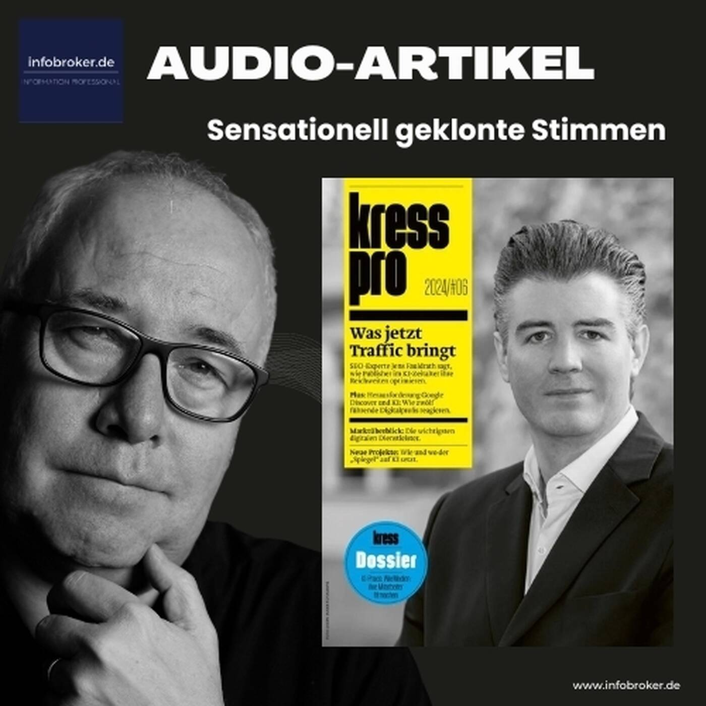 Sensationell gut geklonte Stimmen – Wie Medienhäuser KI nutzen können episode artwork