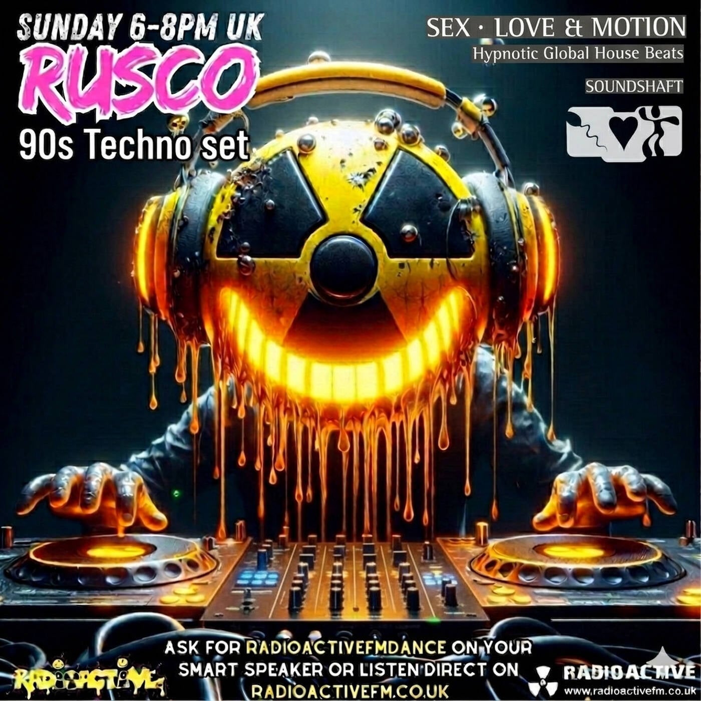 Rusco 90s Techno set. Sex, love and motion (soundshaft) 18,4,26 episode artwork