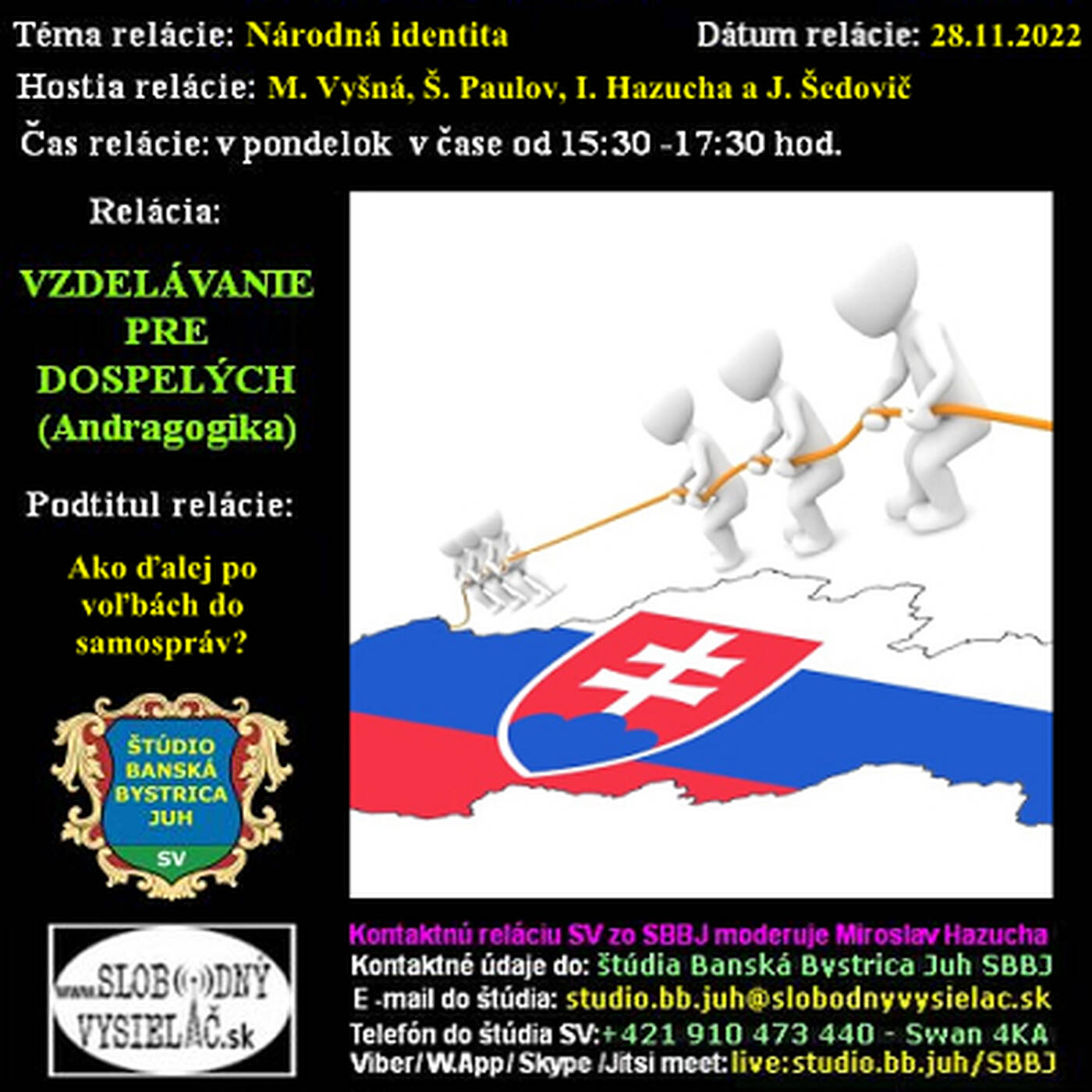 Vzdelávanie pre dospelých 327 - 2022-11-28 Národná identita episode artwork